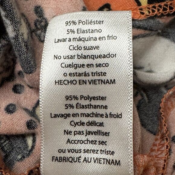 LulaRoe Disney Minnie Orange Graphic Tee XS Women’s Oversized High Low Hem - Picture 6 of 6